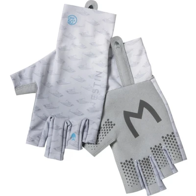 Afbeelding van Westin Solar UPF Half Finger Glove XL Grey Vis handschoenen
