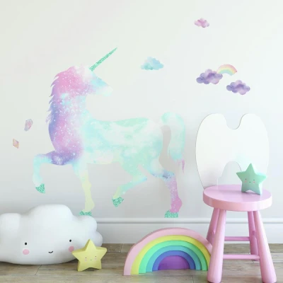 Afbeelding van Unicorn Muursticker &quot;Galactische Glitter&quot; 0034878295565