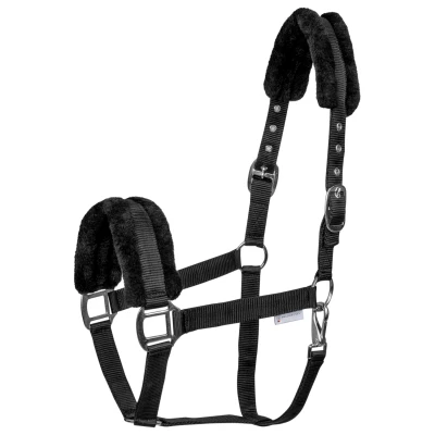 Afbeelding van Waldhausen Halster First Zwart Paardenhalster Pony