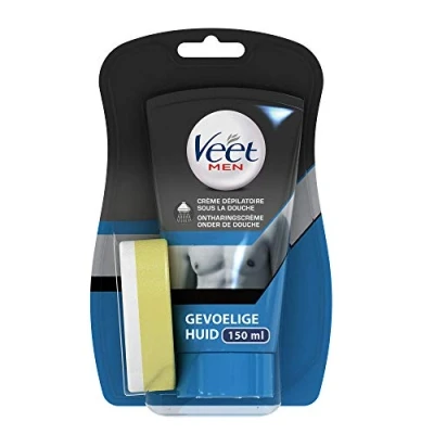 Afbeelding van Veet for Men Body Ontharingscrème voor onder de douche mannen, normale huid, 150 ml