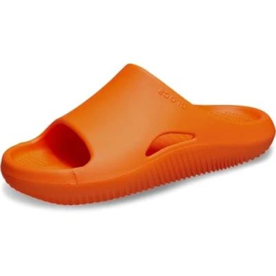Afbeelding van Crocs Mellow Recovery Slides sandaal, glad, uniseks, Oranje Vif
