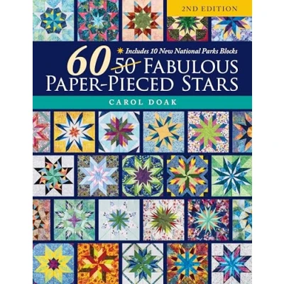 Afbeelding van 60 Fabulous Paper Pieced Stars, 2nd Edition