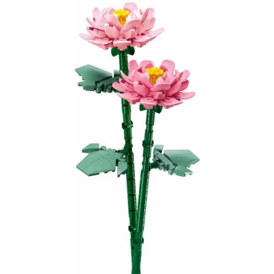 Afbeelding van Sluban Flowers serie Pioenroos M38 B1101 05 258 stukjes Roze