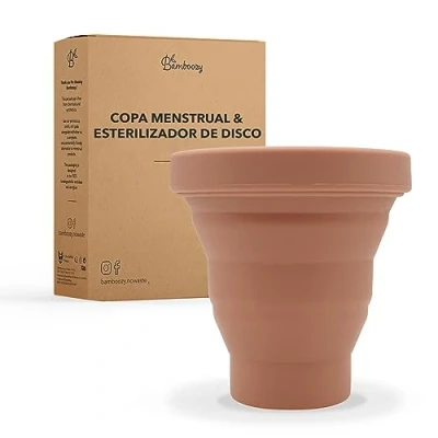 Afbeelding van Bamboozy Menstruatiecup Sterilisator voor Maat S M L Herbruikbare Menstruatie Cup Steriliseren Schoonmaken Reinigen Cleaner