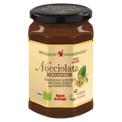 Afbeelding van Rigoni di Asiago Nocciolata Hazelnootcrème zonder melk palmolie, 1 x 650 g, nougatcrème heerlijke spread