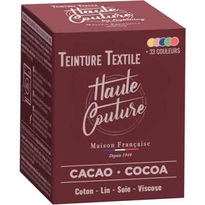 Afbeelding van Textielverf, cacao, 350 g, alles in één, klaar voor gebruik kleding en hoogwaardige stoffen