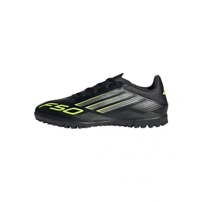 Image de adidas Mixte F50 CLUB Turf Football Boots, core black/iron met./lucid lemon, 40 2/3 EU