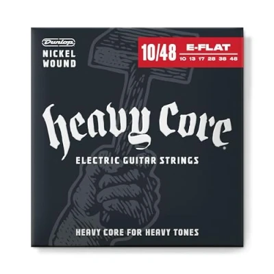 Afbeelding van Dunlop E Git.snaren 10 48 Heavy Core nikkel Steel Elektrische gitaarsnaren
