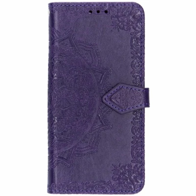Afbeelding van Hoesje Met Pasjeshouder Geschikt voor Samsung Galaxy S10 Mandala Bookcase Paars