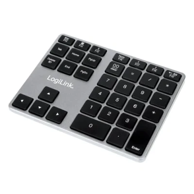 Afbeelding van LogiLink ID0187 Numeriek toetsenbord Bluetooth Zilver