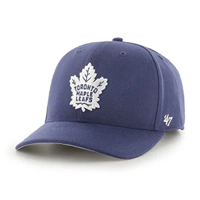 Afbeelding van &#039;47 NHL Toronto Maple Leafs MVP DP Baseball Cap Unisex Light Navy, pastelmarineblauw