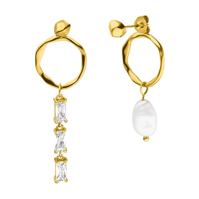 Afbeelding van Purelei ELUA Oorbellen goldcoloured, Dames, Maat: One Size, Gold coloured
