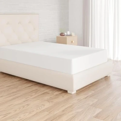 Afbeelding van Amazon Basics Microvezel hoeslaken sneeuwwit 90x190 x 30 cm