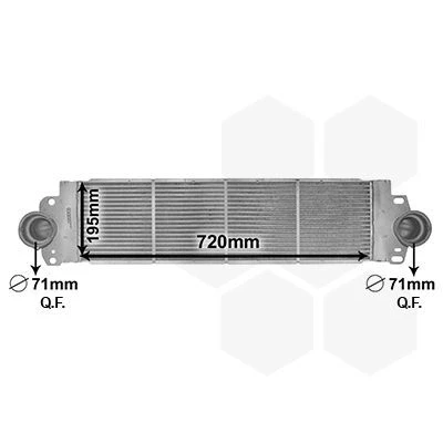 Afbeelding van Van Wezel Interkoeler 58004233