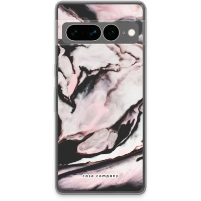 Afbeelding van Case Company® hoesje geschikt voor Google Pixel 7 Pro Roze stroom Soft Cover Telefoonhoesje Bescherming aan alle Kanten en Schermrand