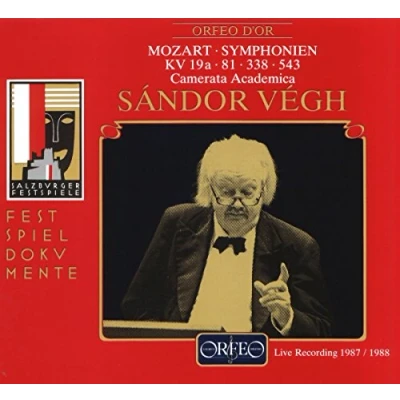 Afbeelding van Camerata Academica Symphonien Kv 19A,81,338,543 (CD)