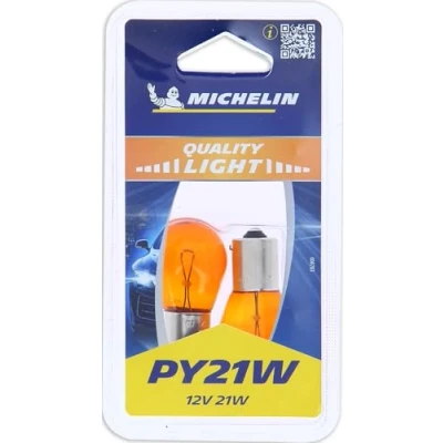 Image de MICHELIN 008781 2 Ampoules P21 / 5W 12 V Veilleuses, Feu stop, Brouillard arrière