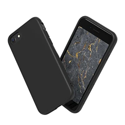Afbeelding van RHINOSHIELD Case Compatible with [iPhone SE 3 / 2/8 7] SolidSuit Shock Absorbent Slim Design Protective Cover Premium Matte Finish 3.5M 11ft Drop Protection Classic Black