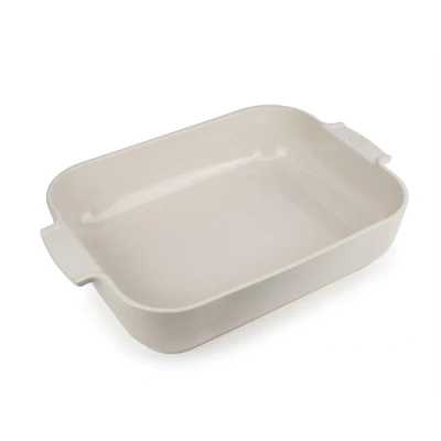 Afbeelding van Peugeot 60008 Appolia Rechthoekige Keramische Ovenschaal 40 Cm Ecru