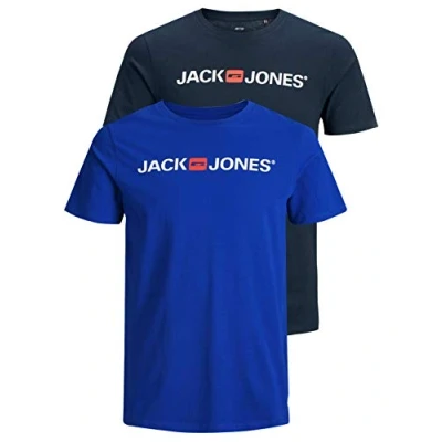 Afbeelding van Jack &amp; Jones Jjecorp Logo Tee Ss Crew Neck Ss19 Noos T shirt voor heren.
