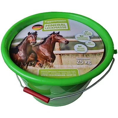 Afbeelding van Eggersmann Mein Pferdefutter minerale lekmassa 25 kg weerbestendige voor paarden met autonoom absorptie