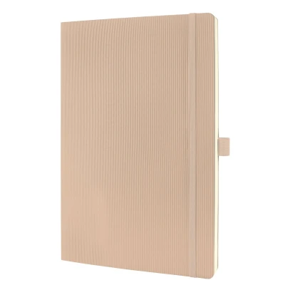 Afbeelding van Sigel notitieboek Conceptum Pure A4 beige softcover 194 pagina&#039;s ruit 80 grams papier SI CO330