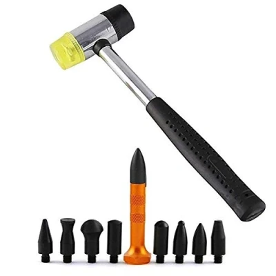 Afbeelding van G&amp;S GS Tools 10 stuks lakvrij deukgereedschap voor het repareren van autodeuren