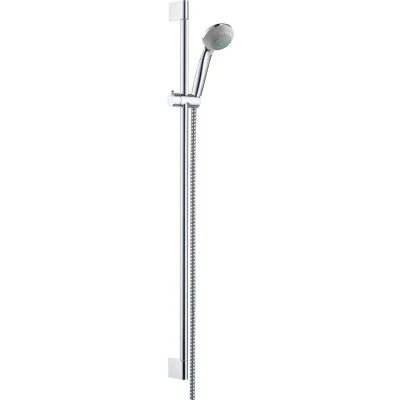 Afbeelding van hansgrohe Crometta 85 doucheset 1jet met Unica&#039;Crometta glijstang 90 cm 1 straalsoort diameter handdouche mm