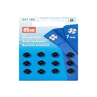 Afbeelding van Prym Drukkers Zwart 7mm