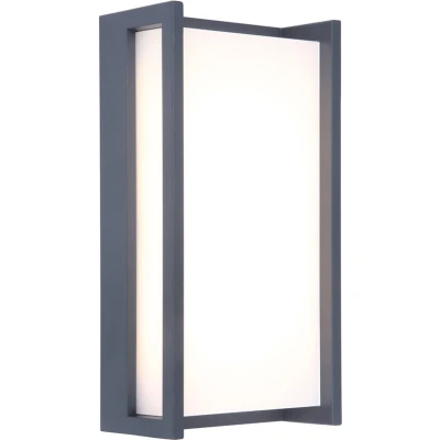 Afbeelding van Lutec Qubo 5193001118 LED buitenlamp (wand) vast ingebouwd 18 W Antraciet