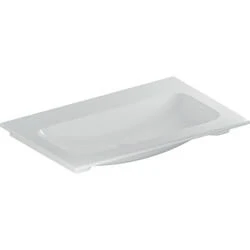 Afbeelding van Geberit iCon Light meubelwastafel slim rim wit (75 x 48 cm) zonder