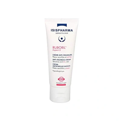 Afbeelding van ISIPHARMA RUBORIL Expert S Anti Redness verzachtende crème gel 40 ml droge en gevoelige huid sheaboter, camelina olie ongeparfumeerd gemaakt in Frankrijk