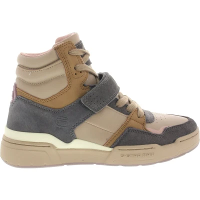 Afbeelding van G Star Attacc MID Sneakers hoog, Dames, Maat: 39, Beige Leer