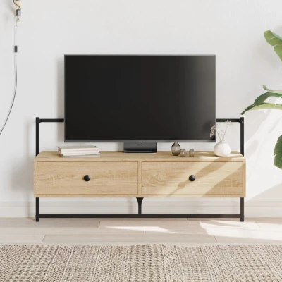 Afbeelding van Tv meubel wandgemonteerd 100,5x30x51 cm hout sonoma eikenkleur