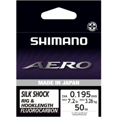 Afbeelding van Shimano Aero Silk Shock Fluoro Rig/H.L 50m 0,179mm 3.01kg Fluorocarbon