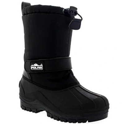 Afbeelding van Uniseks, kinderen, trekkoordsluiting, nylon, winter, sneeuw, regenlaarzen