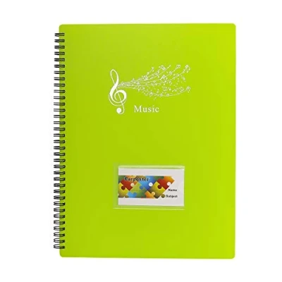 Afbeelding van Muziek Map Score Papieren Blad Notitie Document Organizer Houder met