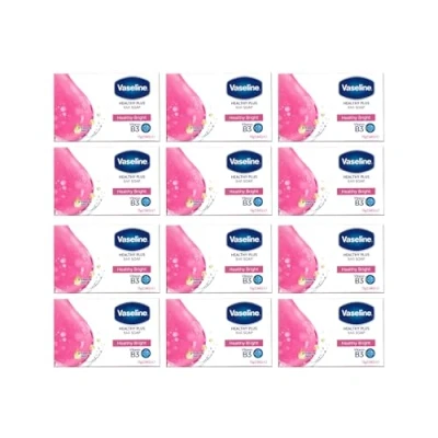Afbeelding van Vaseline Healty Plus Healthy Bright Zeep, 12 x 75 g, stuks