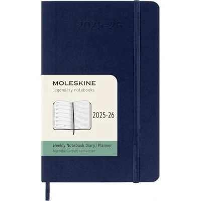 Afbeelding van Moleskine, Agenda, WONK 25/26 PK SC Saphir (9 x 14 cm, Engels)