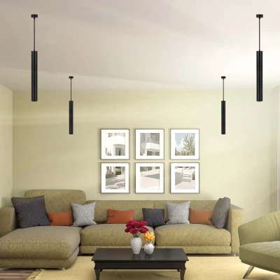 Afbeelding van V TAC VT 976 500 LED spots Hangende armaturen GU10 IP20 Zwart Modelnr: