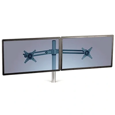 Afbeelding van Fellowes Lotus Dubbele Monitor Arm voor werkstation 68,6 cm 26 inch Zilver