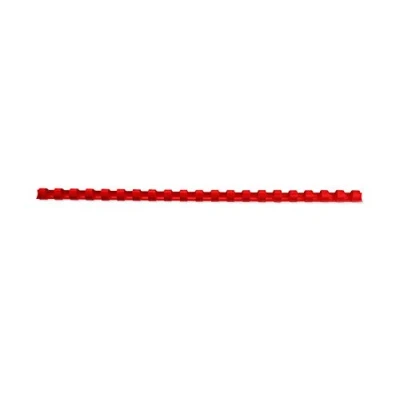Image de GBC CombBind 16 mm 21 anneaux A4 (210 x 297 mm) 145 feuilles rouge 100 unités peigne de reliure en plastique pour P/N: 2101435, 4400399, IB271106, IB271717