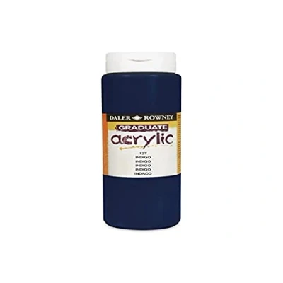 Afbeelding van Daler Rowney Acrylverf, 127 Indigo 500 ml