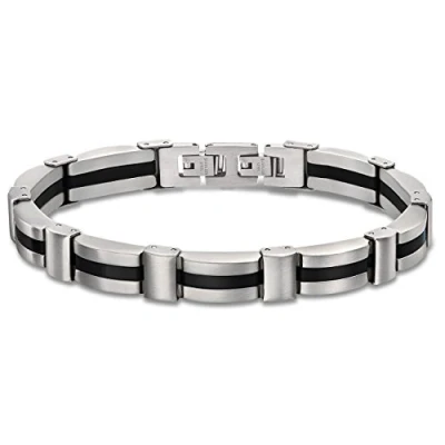 Afbeelding van LOTUS STYLE LS1876 2/2 Herenarmband 316L Roestvrij staal 215 mm zwart, Única, staal, Geen edelsteen, edelsteen