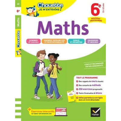 Image de Chouette Je m&#039;entraîne Maths 6e Nouveau programme