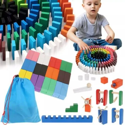 Afbeelding van Kruzzel Houten Domino 360 stukken 22914