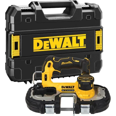 Image de DEWALT DCS377NT XJ Scie à ruban compacte sans fil 18V XR en mallette TSTAK (sans batterie ni chargeur)