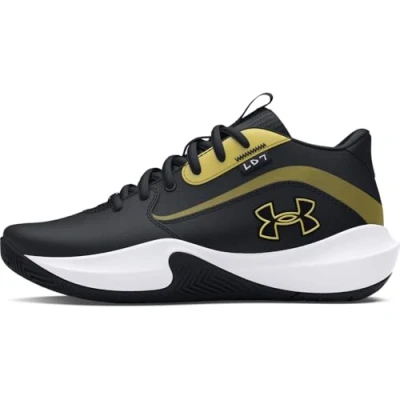 Afbeelding van Under Armour Court Performance Lockdown Basketbalschoenen voor kinderen, Maat: 39, Black Leer/ synthetisch
