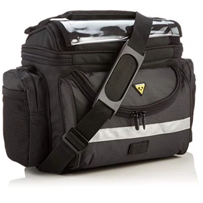 Afbeelding van Topeak TourGuide Handlebar Bag DX Tas voor volwassenen, uniseks, zwart, eenheidsmaat
