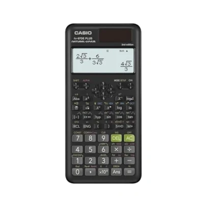 Afbeelding van Casio FX 87DEPLUS 2 Technische rekenmachine Zwart Aantal displayposities: 12 werkt op zonne energie, batterijen (b x h d) 77 11 162 mm